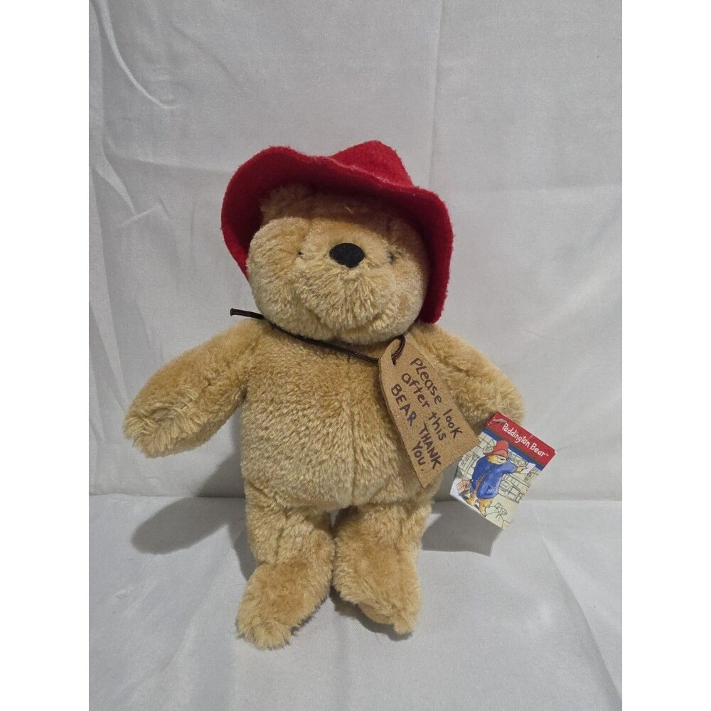 Paddington Bear Plush With Red Hat New With Tags